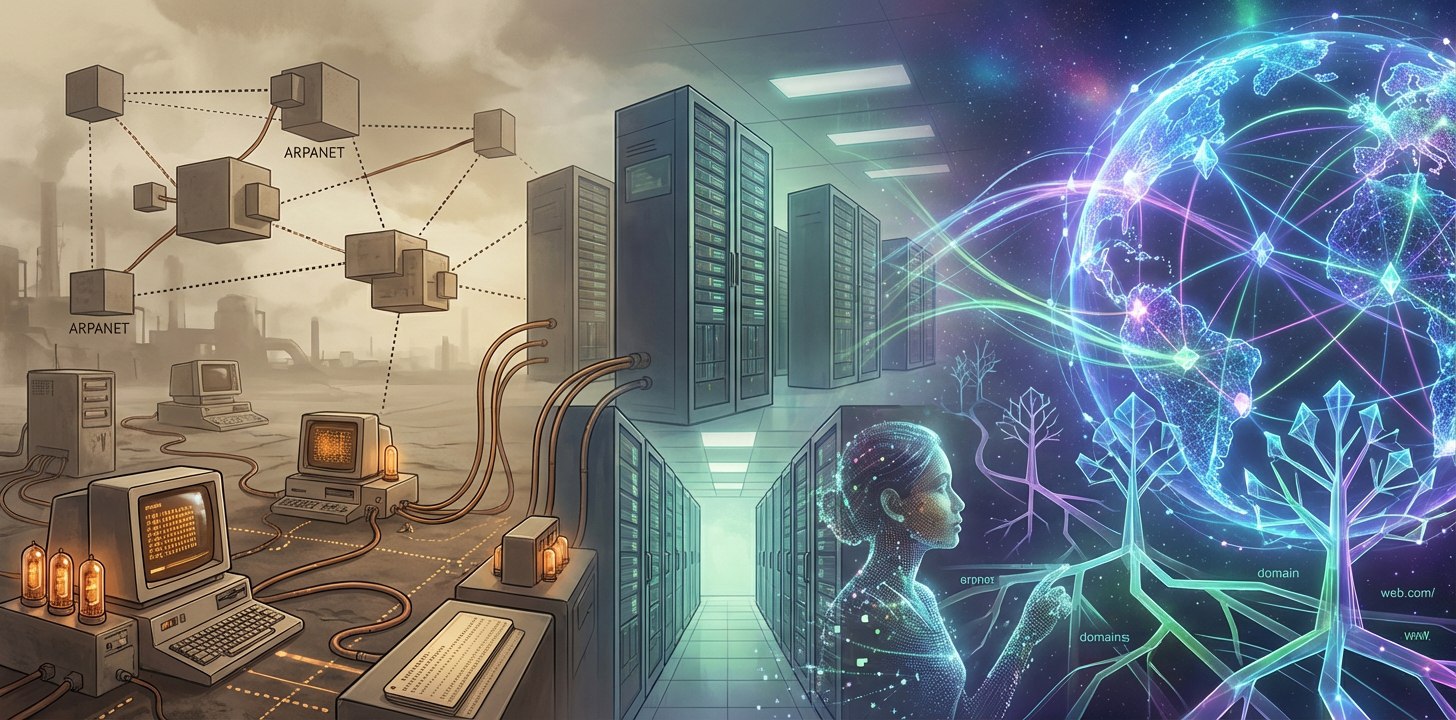 A Simple History of the Internet, Hosting, and Domain Names